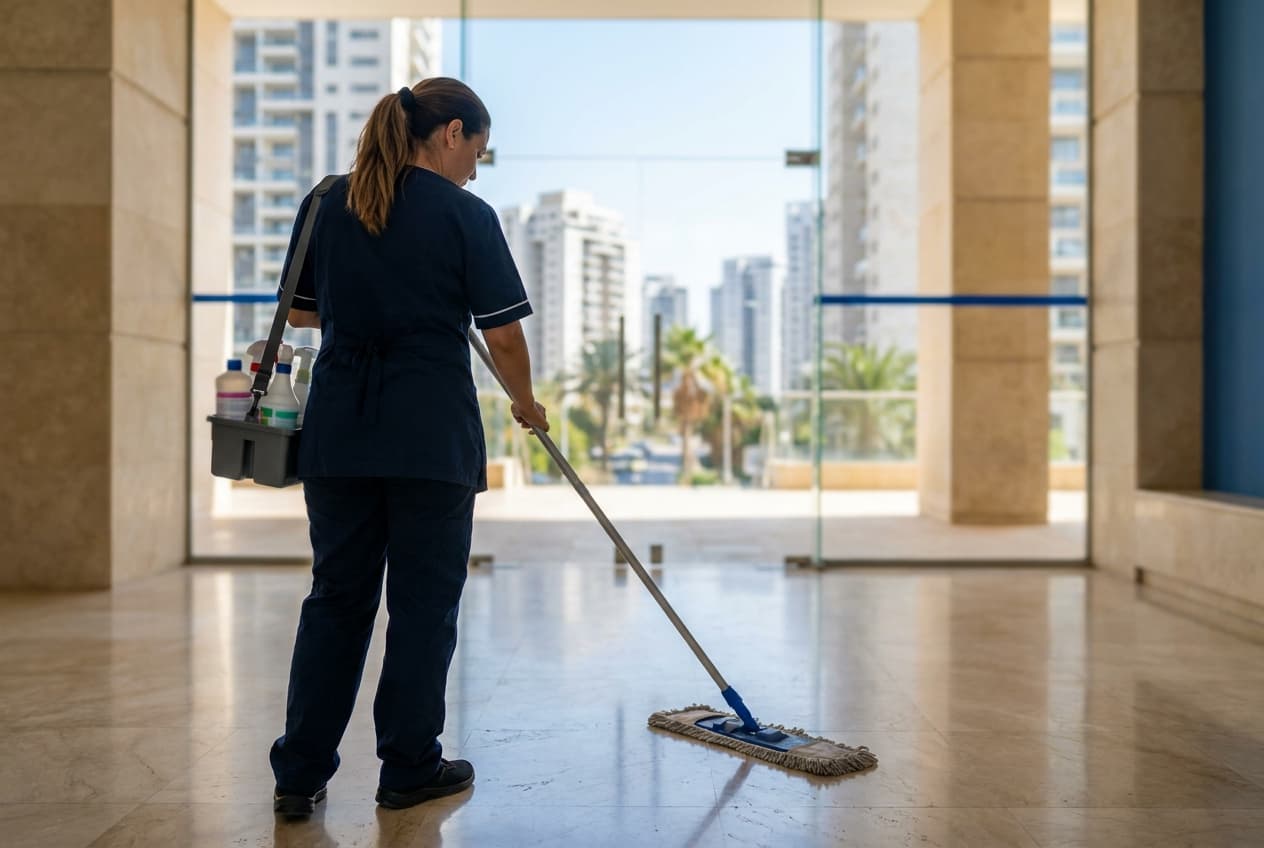 ניקיון קומפלקס דיור יוקרתי