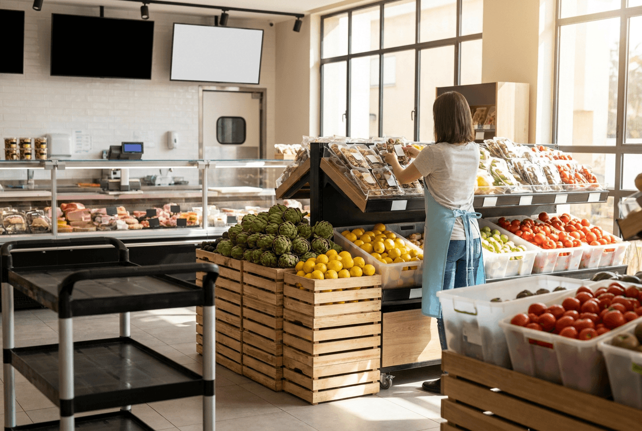 Stockers, Cashiers, Delicatessen Department, Butchers and Butcher Assistants